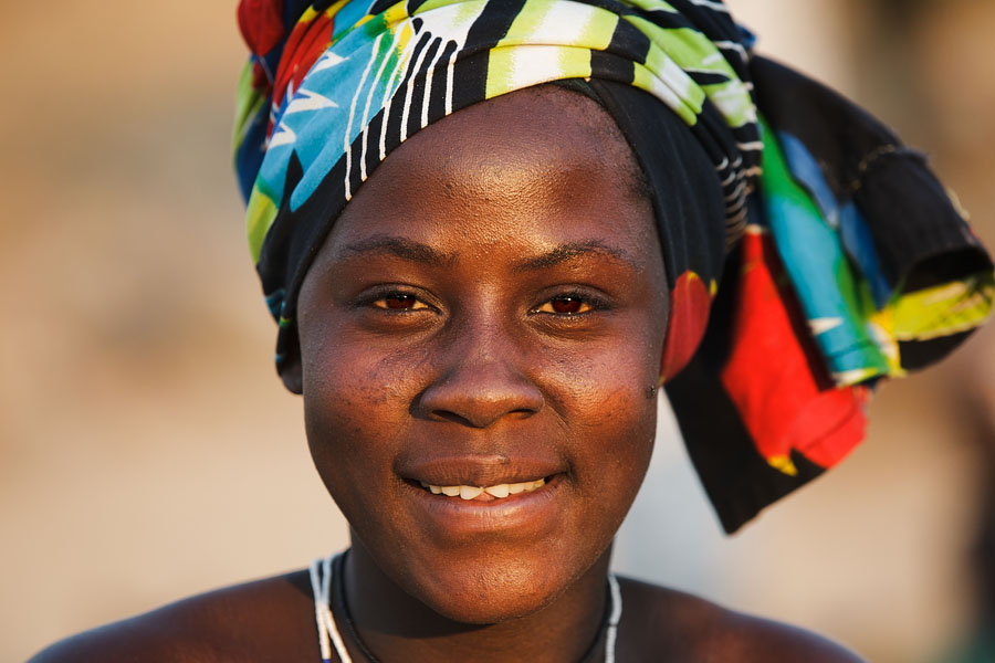  Young woman from the Mucubal (Mucubai, Mucabale, Mugubale) tribe   Angola